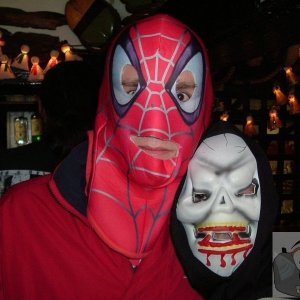 Spiderman and a ghoul - The Admiral Benbow