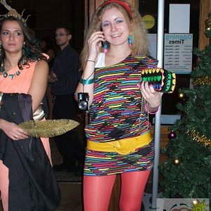 Retro girl - In Wetherspoons, 2007