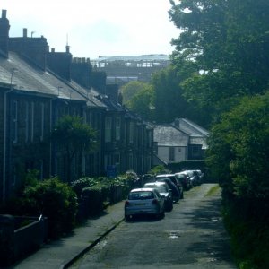 New Penwith College Block overlooking Rosevean Tce