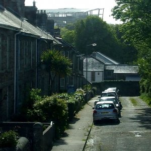 New Penwith College Block over Rosevean Tce