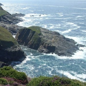 View westwards from Pendeen Watch (17th Aug., 2009)