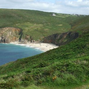 Portheras Cove in sight (17th Aug., 2009)