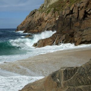 A choppy sea at Portheras Cove - Click on the album for another 29.