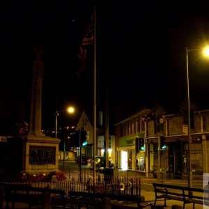 34 - Remembrance Sunday evening at the War Memorial, Newlyn