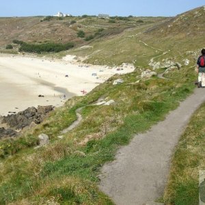 Gwynver beach in view and the tde's out.