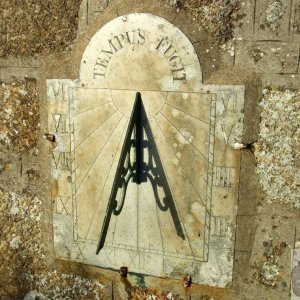 Tempus Fugit - Sundial, Sennen Church