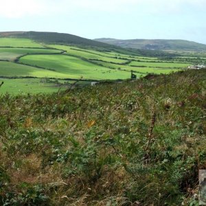 View westwards from Trencrom Hill