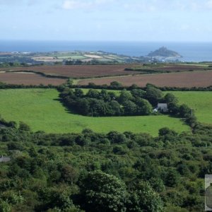 View across to St Michael's Mount