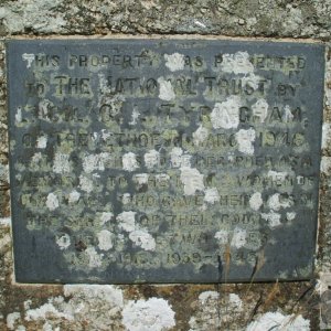 The Plaque on Trencrom Hill's Summit