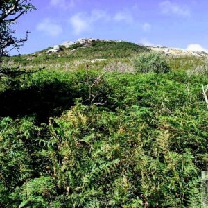 View of Trencrom Hill from the bottom