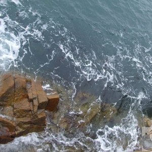 South Pier bedrock