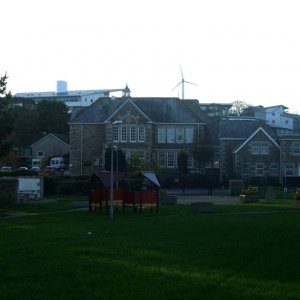 Penwith College behind Humphry Davy School - 10Nov10