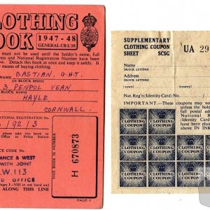 Clothing Ration Books - 1