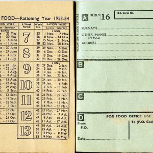 Food Ration Book - 2