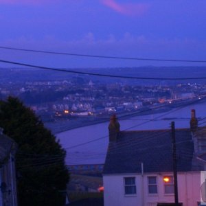 Dusk over Penzance from Newlyn - 1