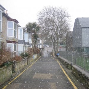 Snow at Newlyn