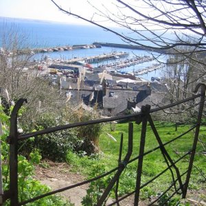 A view of Newlyn Harbour