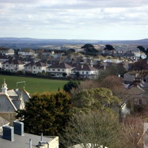 View from Zennor building