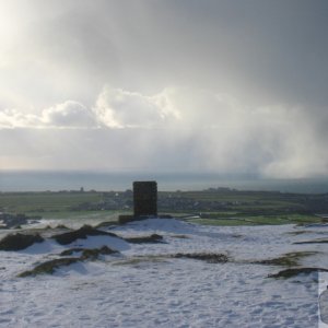 Snowy Chapel Carn Brea