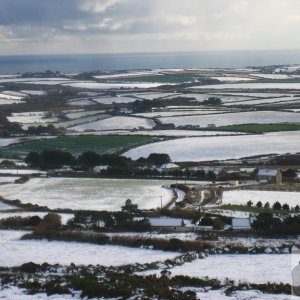 Snowy Chapel Carn Brea