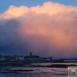 Towering clouds