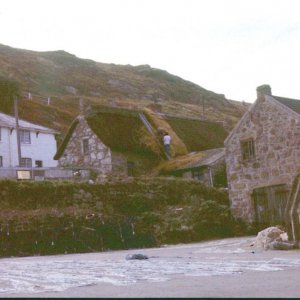 We start in the harbour car park