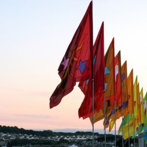 Golowan flags 2009