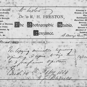 Leaflets - Preston Photograph cost 1880s