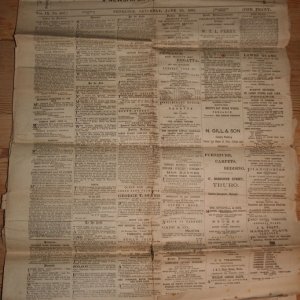 The Cornishman June 25th 1887 - front page