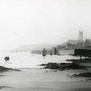 Penzance from the beach