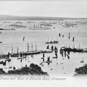 Fleets of Peace and War in Mounts Bay Penzance