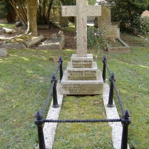 Edmund Ludlow (1835-1904) Headstone in 2006 in Penzance Cemetery
