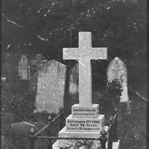 Edmund Ludlow (1835-1904) Headstone in 1905 in Penzance Cemetery