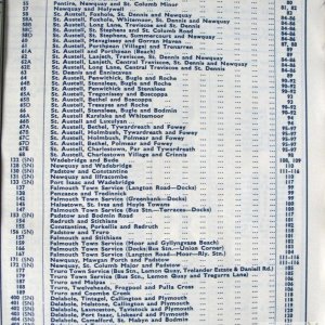 Western National bus routes 1960