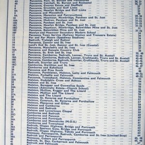 Western National bus routes 1960