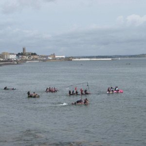 Newlyn raft race