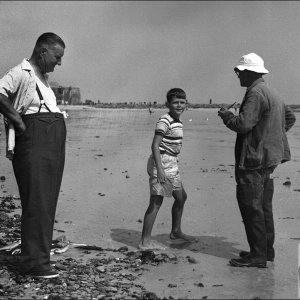 On the beach at St Ives - 1959