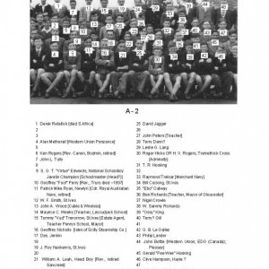 1947 Penzance Boys' Grammar School Photograph - 2 - Identifications