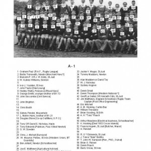 1947 Penzance Boys' Grammar School Photograph - 1 - Identifications