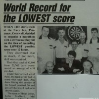 world record attempt for the lowest score