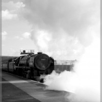 Steam trains at Penzance station easter 2010