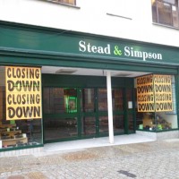 Closing down Stead and Simpson