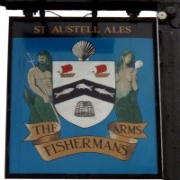 The Fisherman's Arms, Newlyn, inn sign - 28Feb12