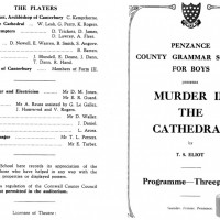 Murder in the Cathedral Programme 1951