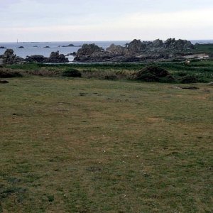 Lunar landscape across Wingletang Downs, St Agnes, 1977