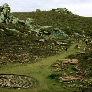 Troy Town Maze, St Agnes, Scilly, 1977