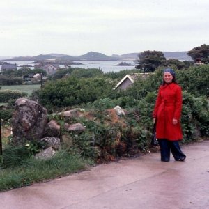 Drizzle clears on Tresco, Scilly