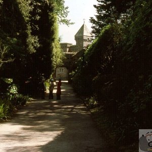 The entrance to Tresco Gardens, Scilly