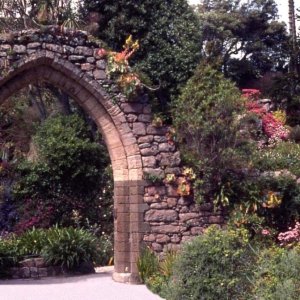 Archway of old priory, Tresco, Scilly