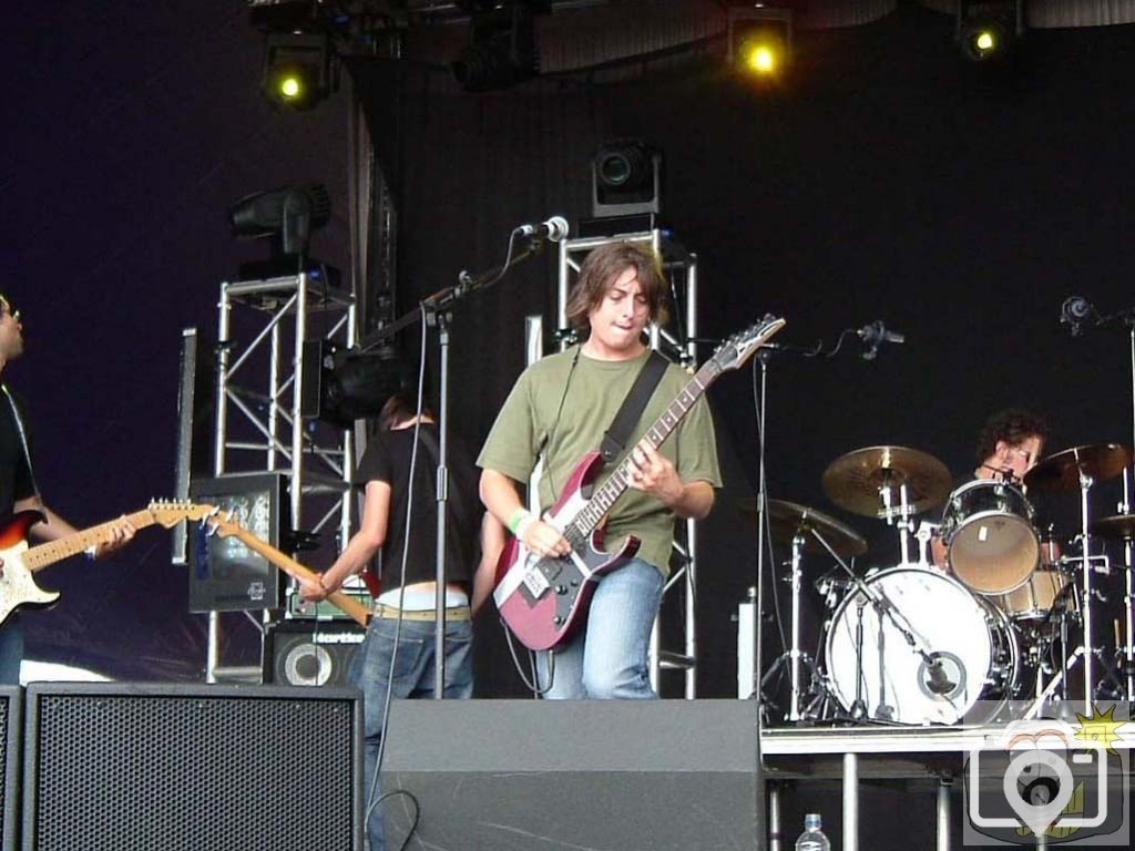 21 - PAUL KNIGHT-MALCIAK PLAYING LEAD GUITAR AT THE K-FEST